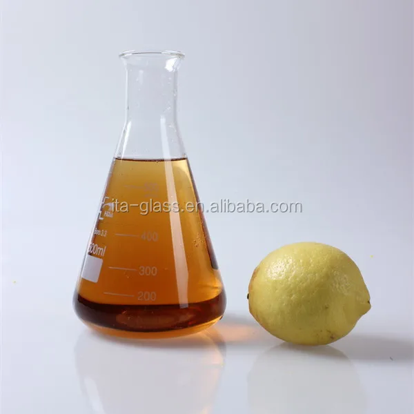 500ml china factory promotional hand made decal scale laboratory high quality conical glass flask