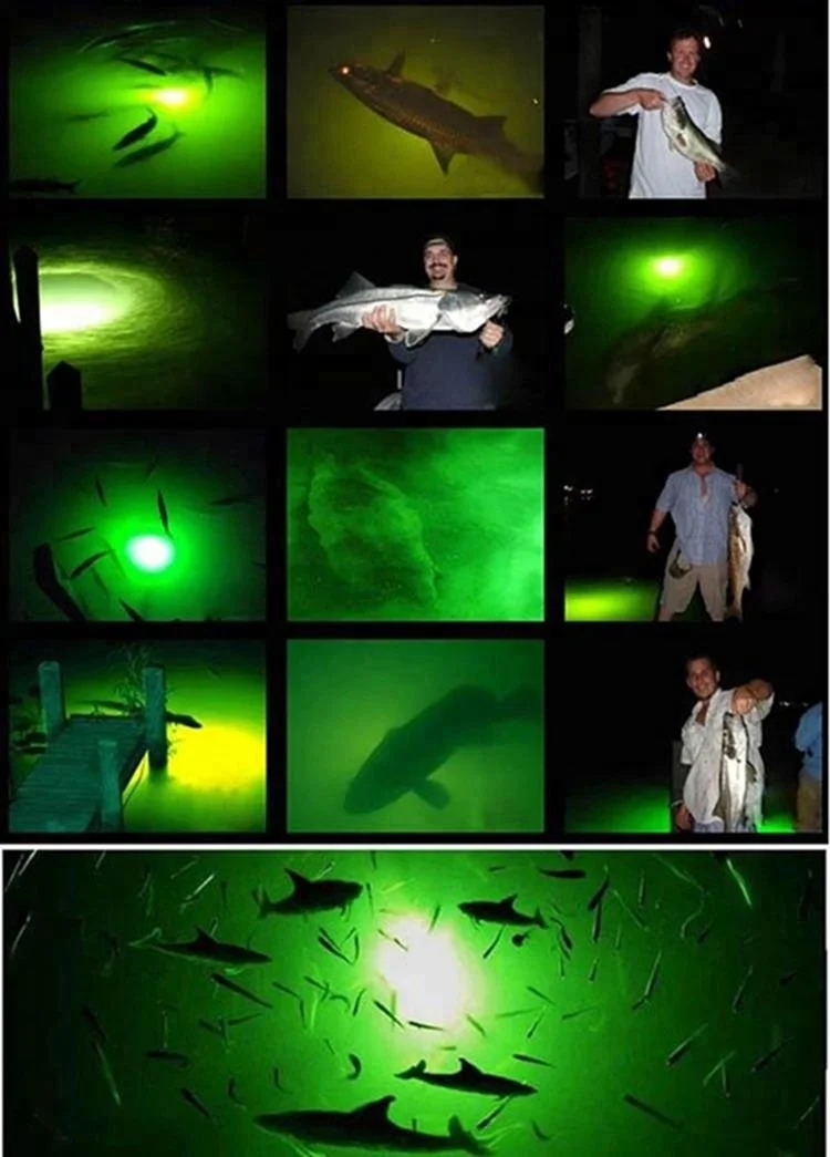 
IP68 Submersible Boat Underwater LED Sea Fishing Light 