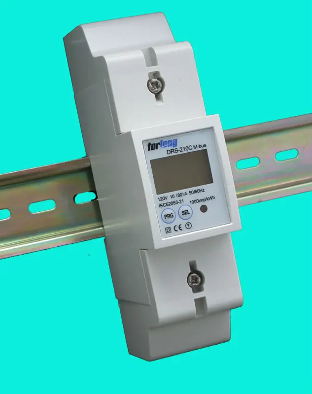  Forlong DRS-210C M-шина и многотариф 0-999999 99 кВтч Измерение мощности дальномер 2p однофазный измеритель din-рейки