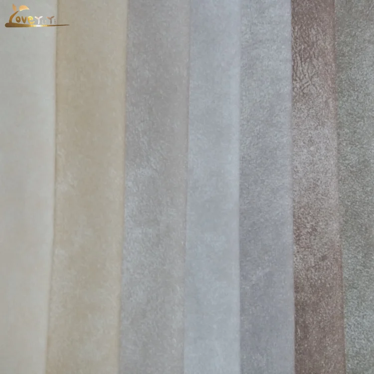 
2018 popular faux leather fabric knitting velvet printing fabric factory for Turkey 