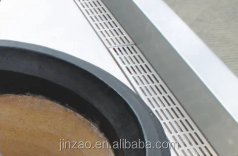 JINZAO ECR-2-GK(E)-N Commercial Chinese Work Stove Environmental Gas stove with 2-burner, 2 steam pots, 2 swing faucets