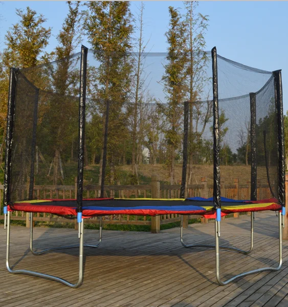 Portable 12FT round trampoline for children fitness