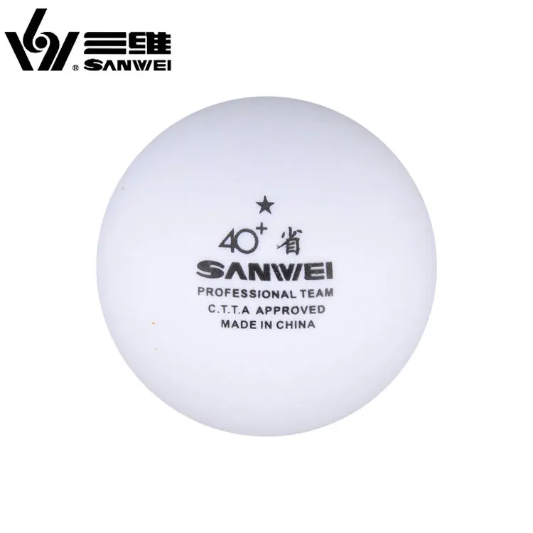 Sanwei  ABS material 1 star ping pong balls daily club training ball table tennis ball