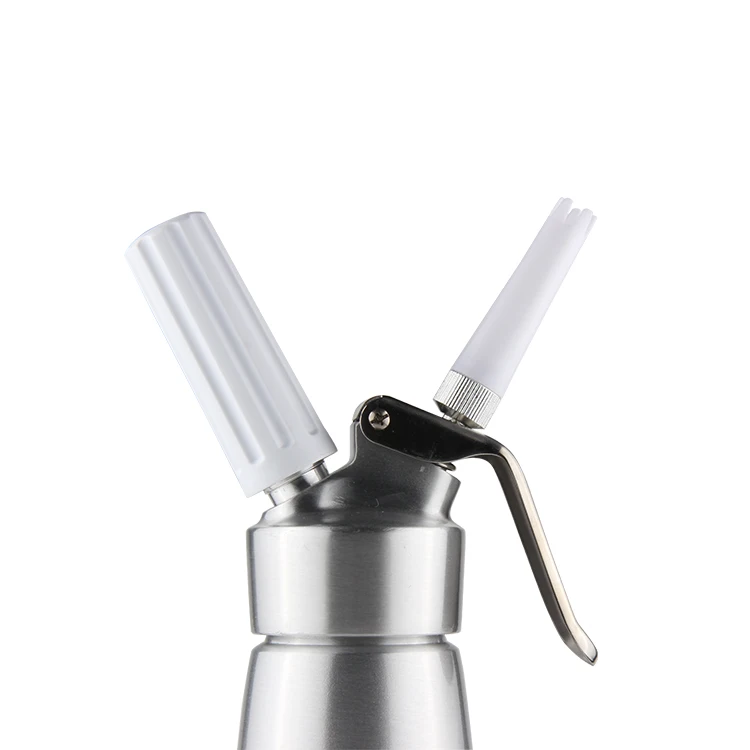 250ml/500ml/1000ml aluminum whipped cream dispenser / Aluminum cream whipper+three nozzles and one holder