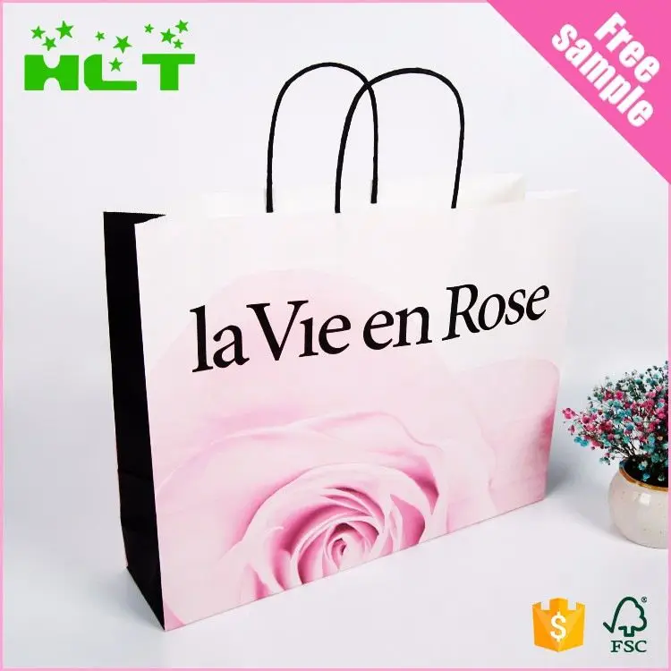
Water proof fast food paper bag origami for promotion 