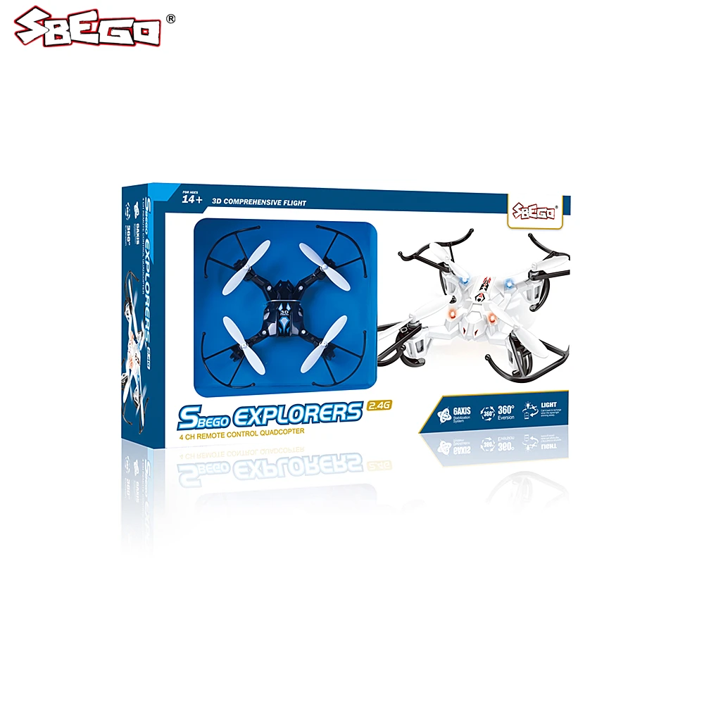 Gyro Rc Drone Long Range without Camera Directly Export from Helicopter Toys Factory Made in China 4 Channels 6-aixe Battery ABS