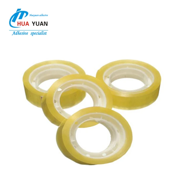 Free Sample transparent BOPP film material high adhesion printable OPP packing tapes for carton sealing