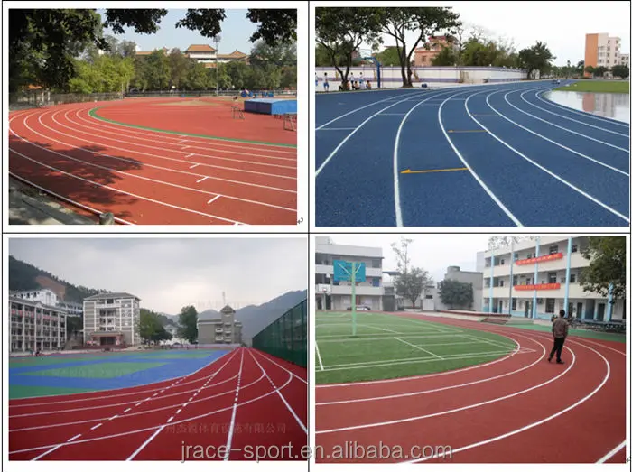 chinese supplier Sport Ground PU Floor Coating rubber flooring