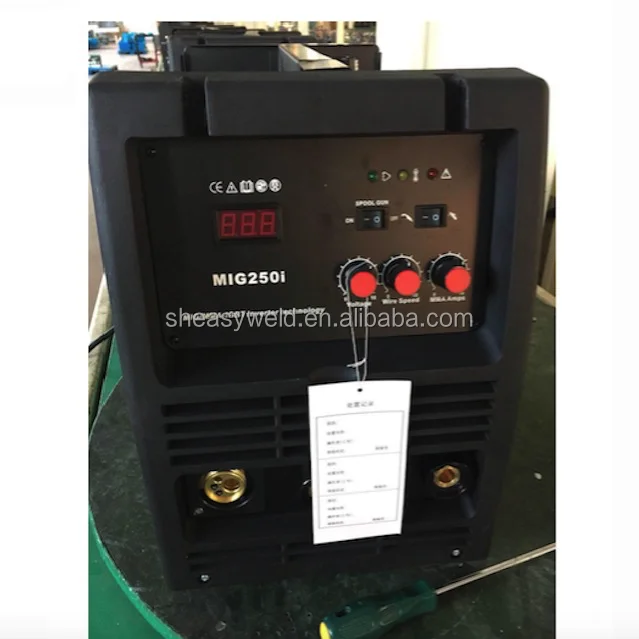  MIG250i 220V 1PH MIG-250 IGBT инвертор газовый безгазовый MIG/MMA MIG MAG сварочный аппарат