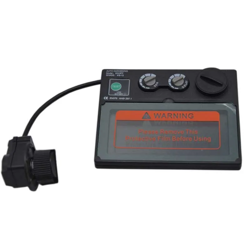 TRQ Test Self-checking filter replaced battery welding lens filter din 9-13 eye protective welding lens