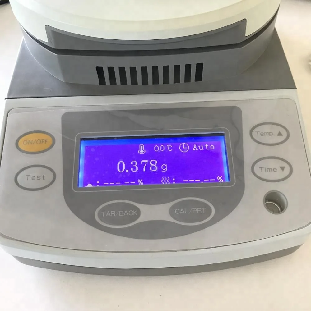 Digital Halogen Moisture Meter Analyzer Powder,Portable Grain Moisture Tester, Food Moisture Meter Balance