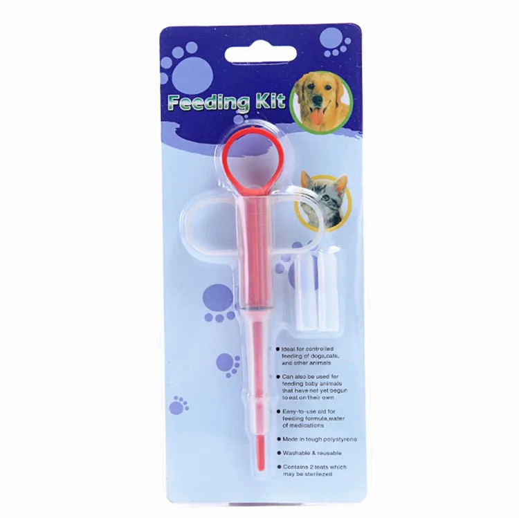 Eco-friendly Professional Pets Silicone Syringes Medical Feeding Tool Cat Dog Medicine Feeder