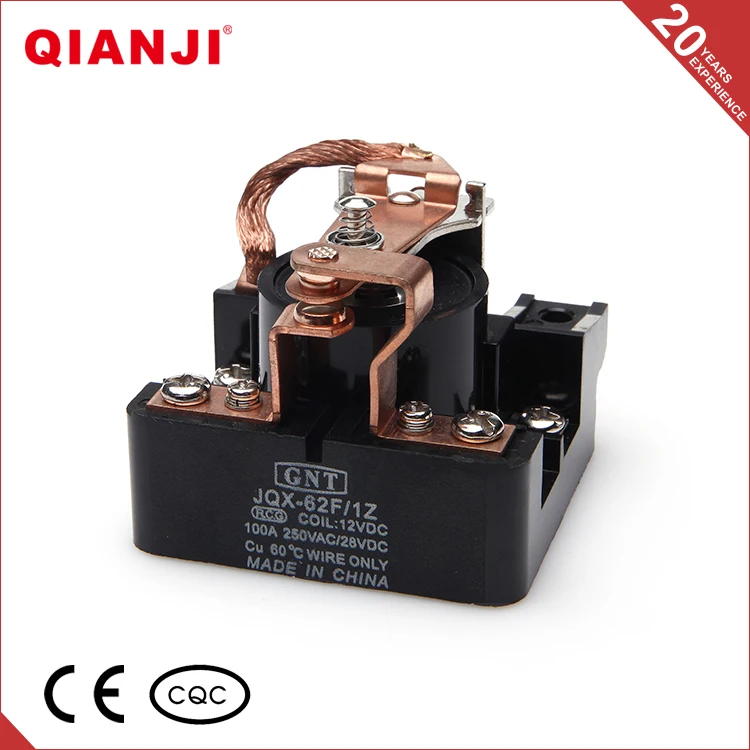 QIANJI 2016 Выгодной Цене Электромагнитная Силовых Реле Jqx-62F 1Z 80A 100A