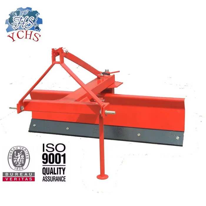 Tractor grader blade land leveller
