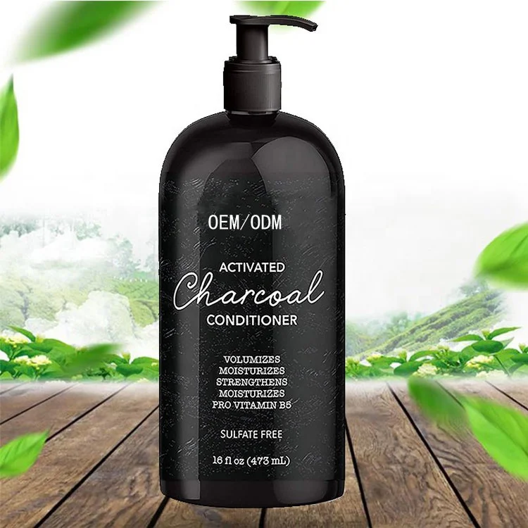 Собственная торговая марка, оптовая продажа, 100% чистый натуральный органический питательный коллаген, Кондиционер для волос с активированным углем