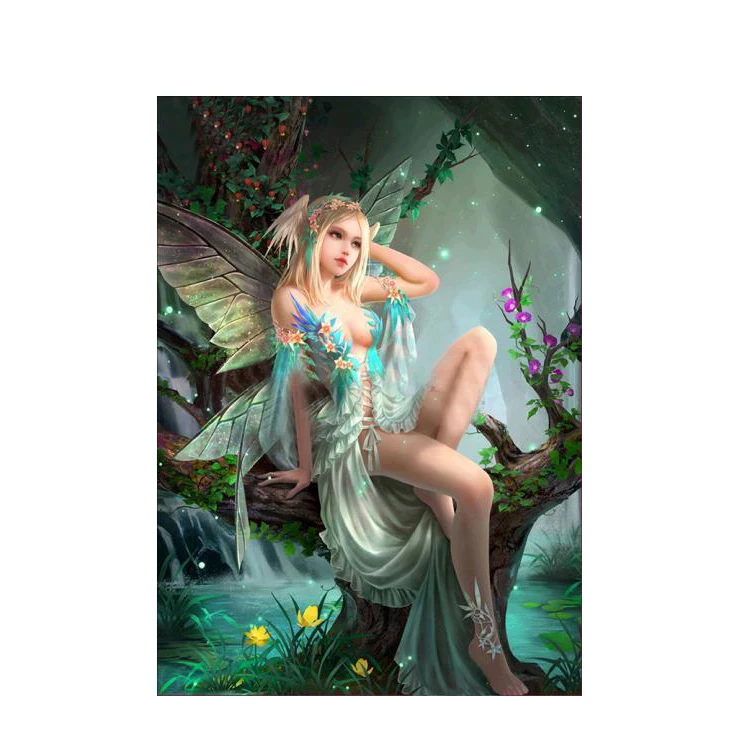 
Dropshipping Diy diamond painting butterfly beauty point drill cross embroidery indoor bedroom living room decorative painting 