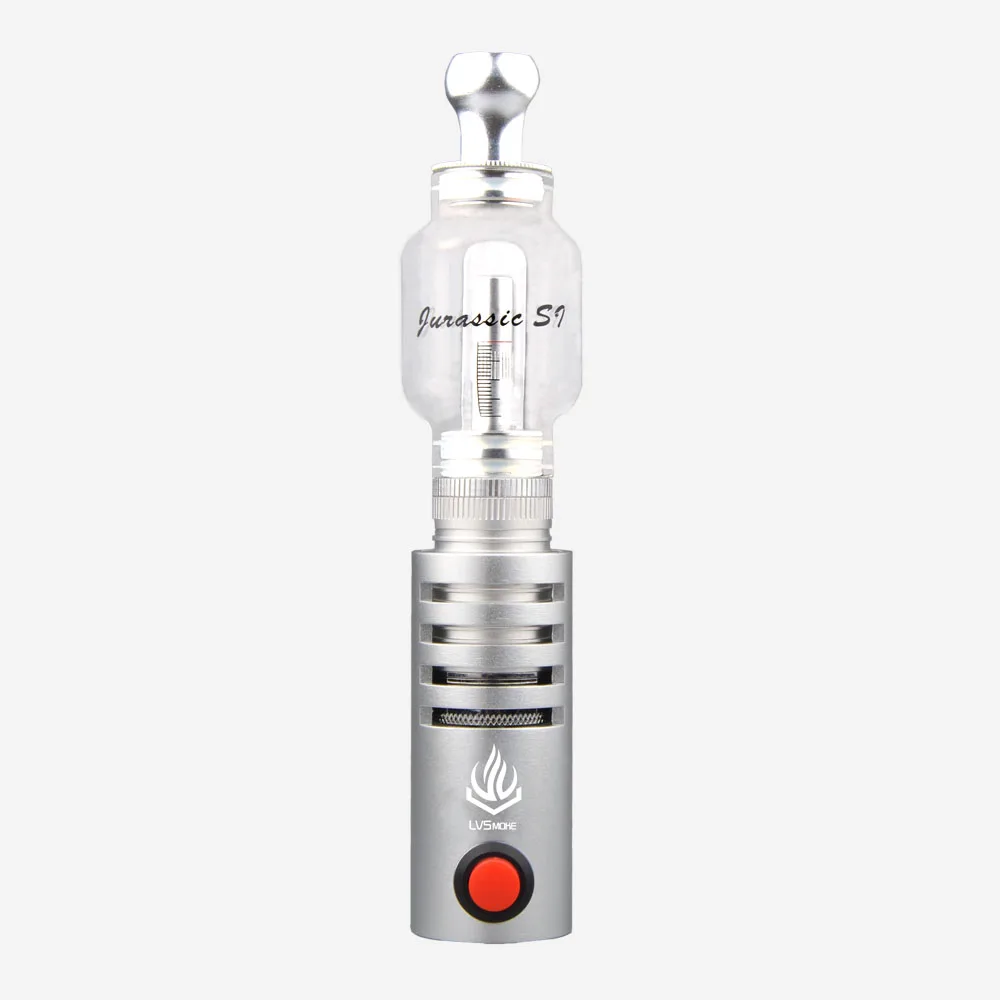 
Factory hot selling glass hookah 510 Thread electric hookah prices Jurassic S1 Dry herb hookah shisha 