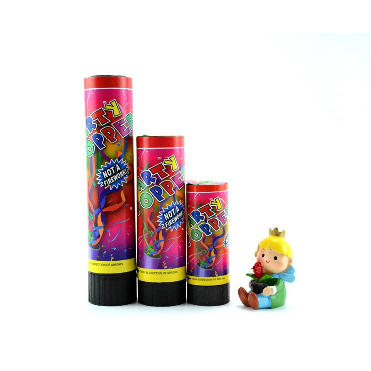 China Supplier Direct Wholesale Metallic Spring Streamer Popper