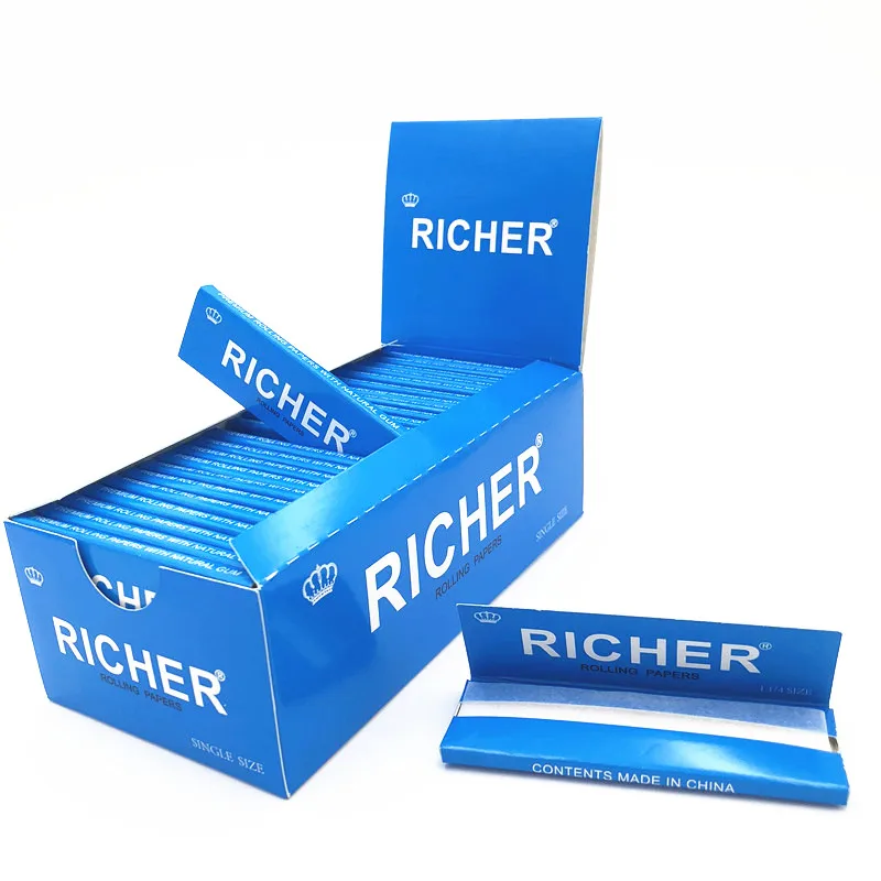 70mm*36mm Single Size Natural Hemp Cigarette Rolling Paper