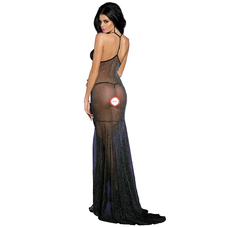 Sunspice TOP quality sexy lingerie manufacturer hot lady sexy transparent evening Gown negligee erotic nude babydoll lingerie