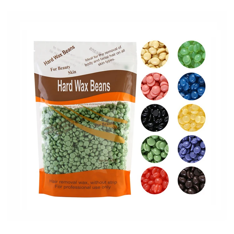 Ten Years Factory Direct Sales 300g No Strip Tea Tree Hard Bean Wax For Hairy Depilation