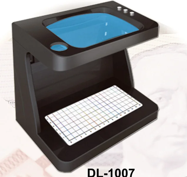 Настольная Профессиональная УФ водяной знак увеличительное поддельных обнаружения банкноты валюты Билл Определитель фальшивости денег DL-1007