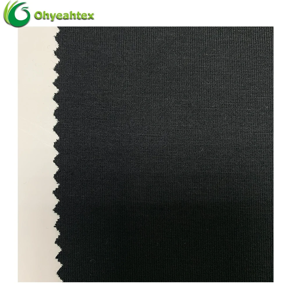 ECO-Friendly Knitting Elastic  Single Jersey 100 Rayon Fabric for Garment
