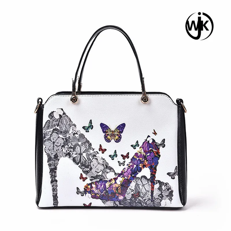 OEM women tote bag wholesale wholesale handbag suppliers custom printing cartoon girl tote bag