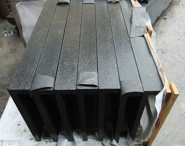
China basalt black basalt swimming pool edge tile swimming pool border tile 