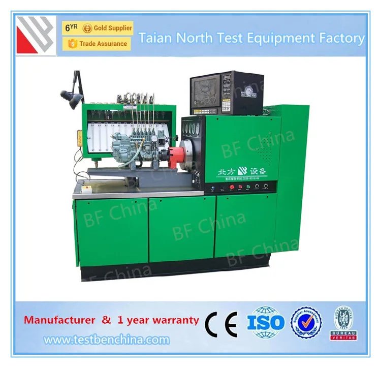 12PSB-BFB diesel fuel pump calibration machine with a free nozzle tester