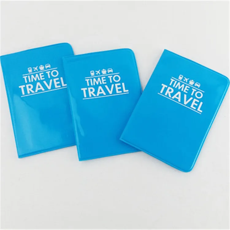 Custom logo plastic passport cover with good quality