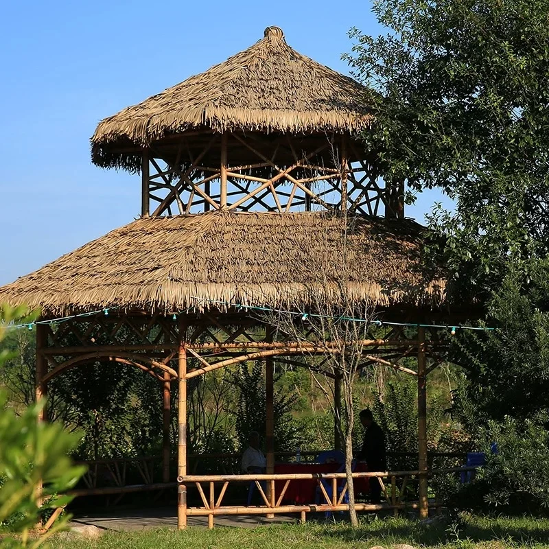 Synthetic palm cover leaf umbrella