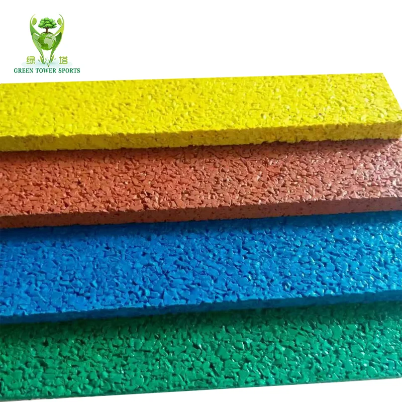 Environmental multi-color epdm granules rubber flooring for running track