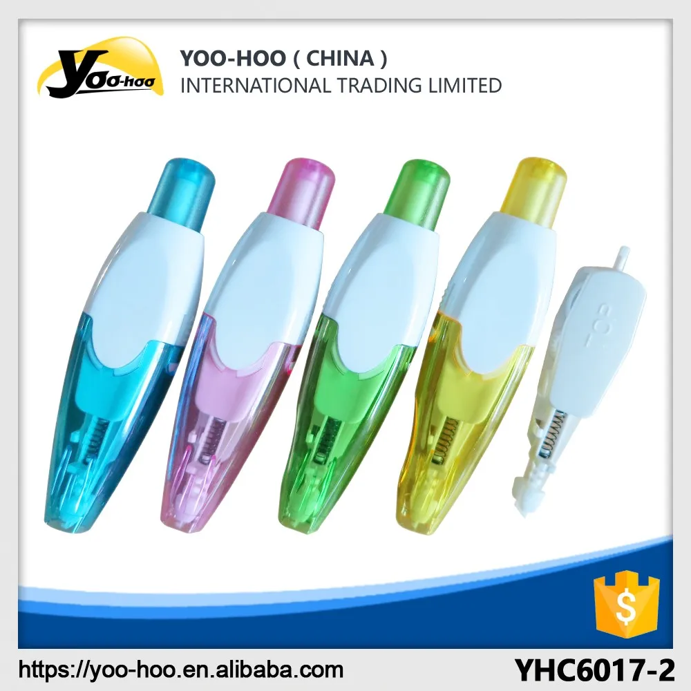 2016 Hot Sale New Press Replaceable Refill Correction Tape