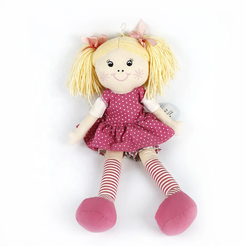 Kids Dolls Fabric Cloth Girl Handmade Doll Custom Doll