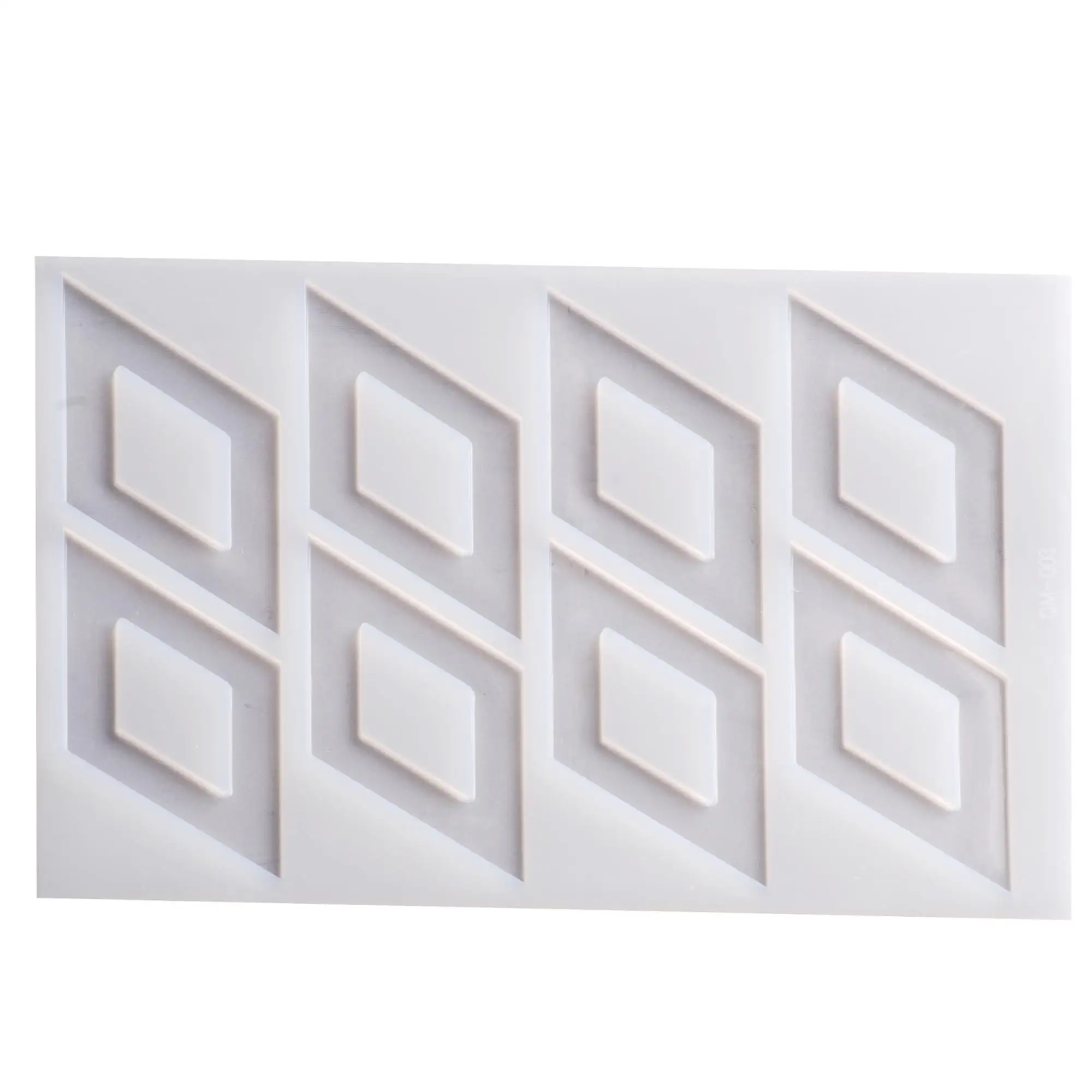 
Rhombus shape silicone garnishing sheet chocolate mold 