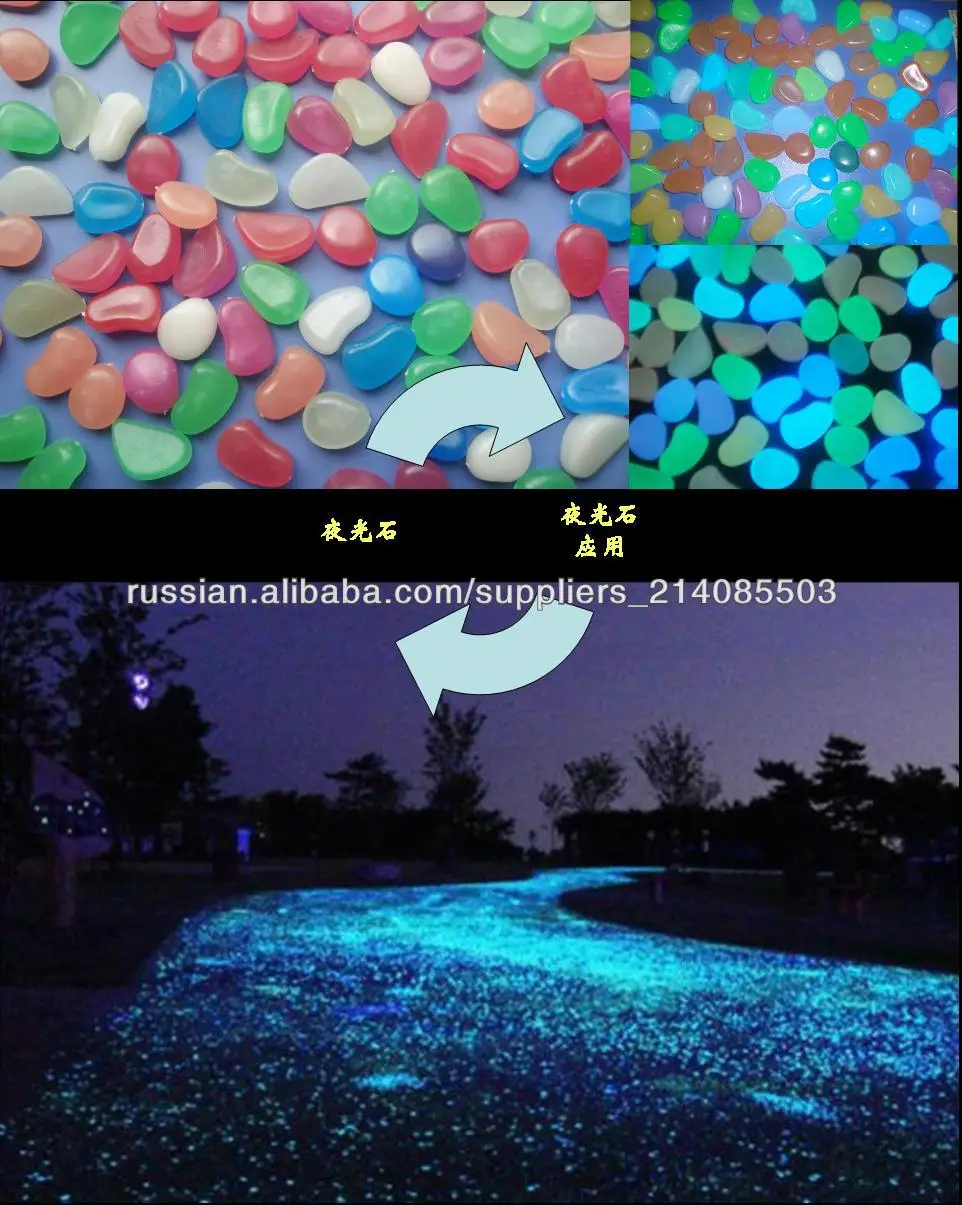 
Glow in the dark Pebble Glow Stone glow in the dark resin stone 