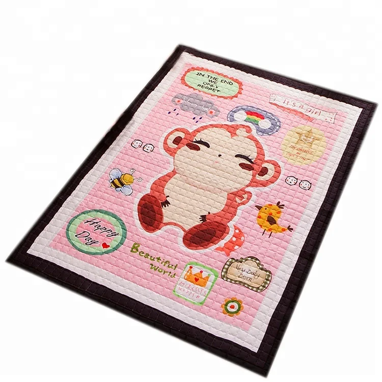 Горячая Хлопок мультфильм детей коврик многофункциональный коврик производители продаж