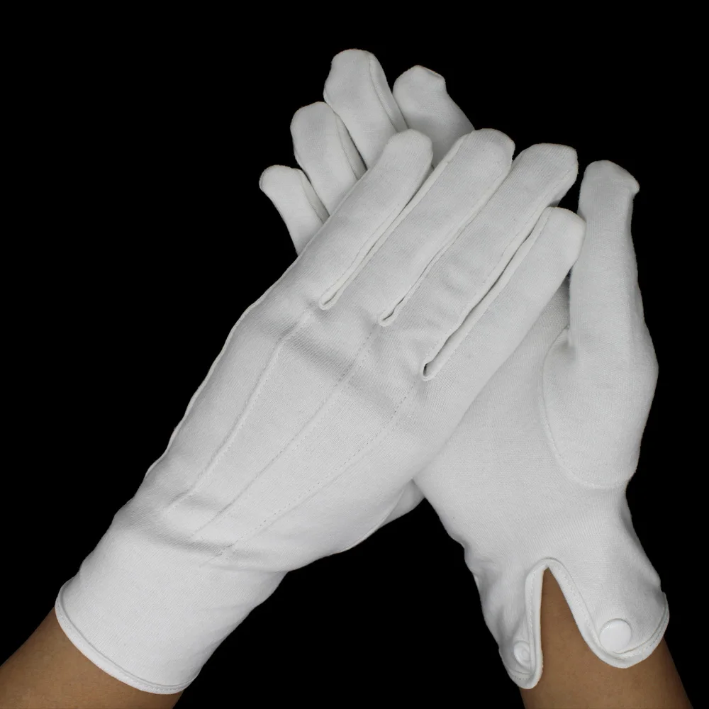 
White Honor Guard Gloves 