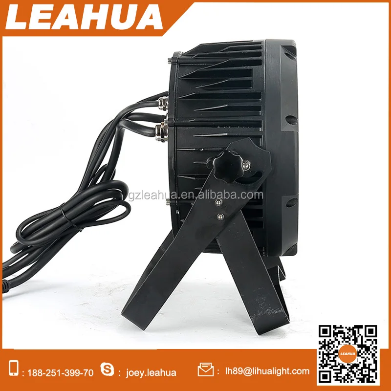 LEAHUA outdoor Led par can waterproof 18x10w rgbw 4in1 led flat mini stage light
