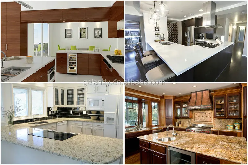
manufactured quartz stone kitchen countertops 