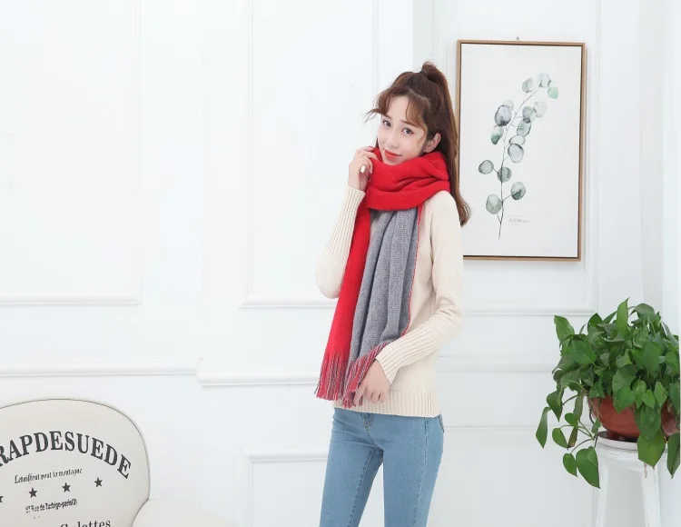 2022 Hot Sale Yak Wool Shawl Women Muslim Winter Scarf