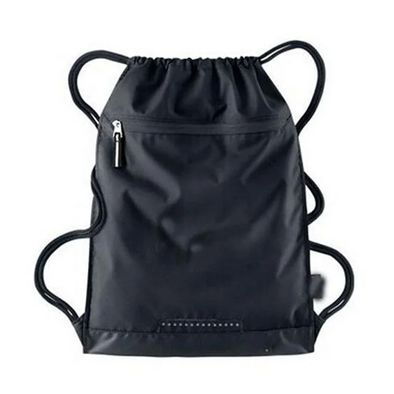 Promotion Nylon Cinch Sports Drawstring Bags GYM Drawstring Bag with Custom Logo
