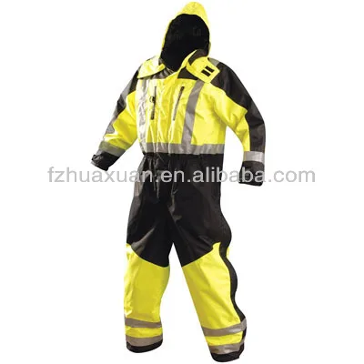 
 Высокая видимость светоотражающий комбинезон непромокаемая куртка  