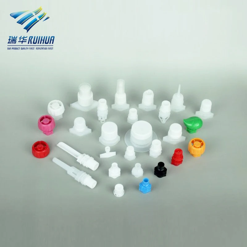 
Accept custom Shantou RUIHUA profession factory plastic spout with cap 