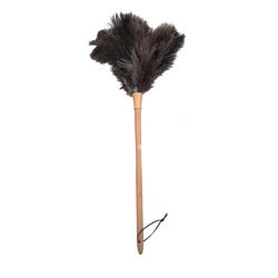 Broom Furniture Cleaning household wood handle Ostrich Feather Duster