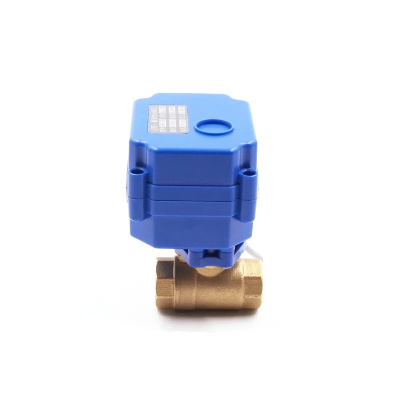 Mini electric CWX-15N brass two way 8 inch gate valve