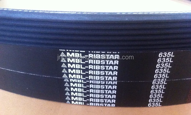 Automobile fan belt ribbed belt PK belt with high quality