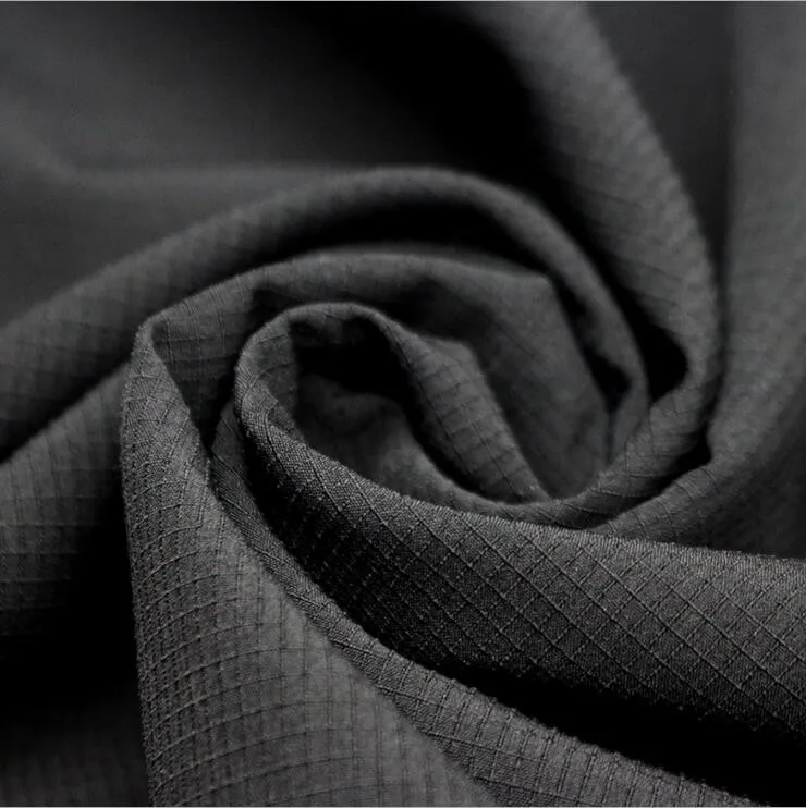 
Wholesale DWR Finish Waterproof Ripstop 90%Polyester 10%Spandex Fabric for Stretch Ski Pants 