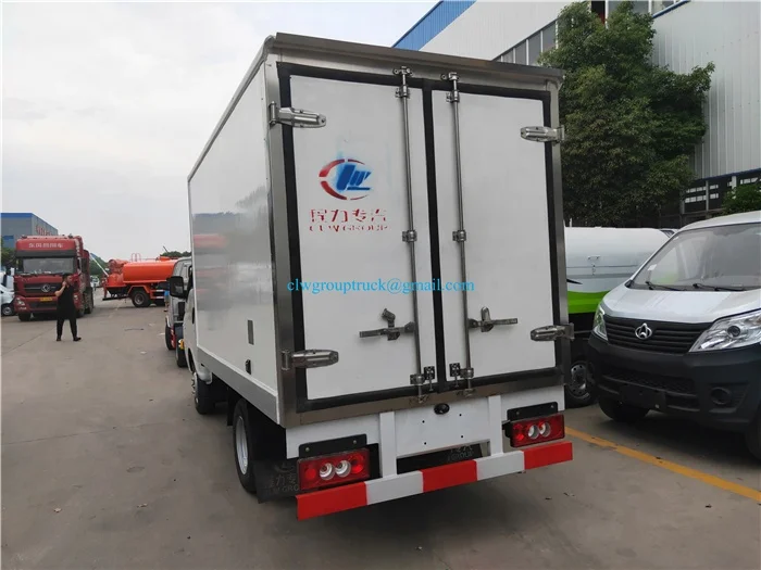 JAC small high quality 3 ton freezer refrigerator truck for sale